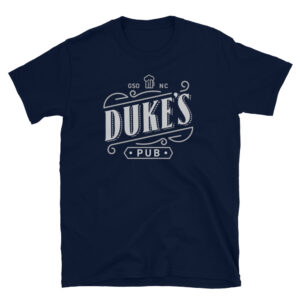 Duke's Pub "Whiskey Label" Short-Sleeve Unisex T-Shirt